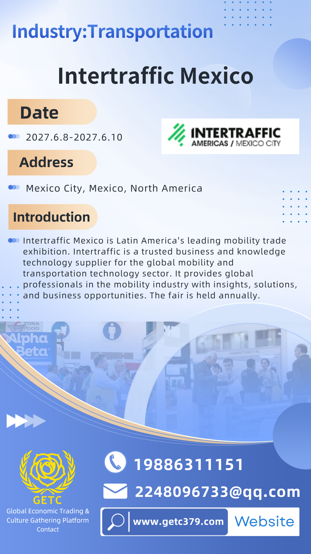 Intertraffic Mexico(2027.6.8-2027.6....